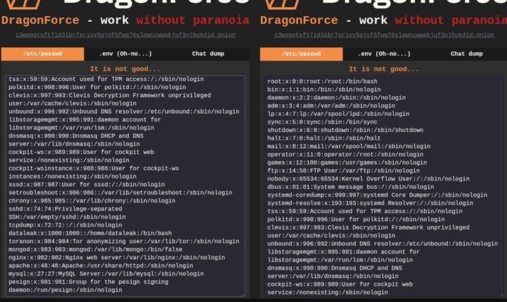 DragonForce publie des preuves des sites de fuite BlackLock et Mamona, via The Hacker News