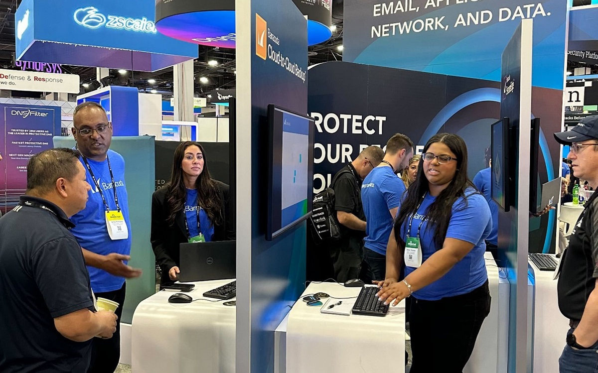 Stand Barracuda au salon Black Hat 2023