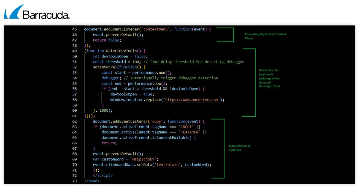 Tycoon 2FA bloque les outils de développement